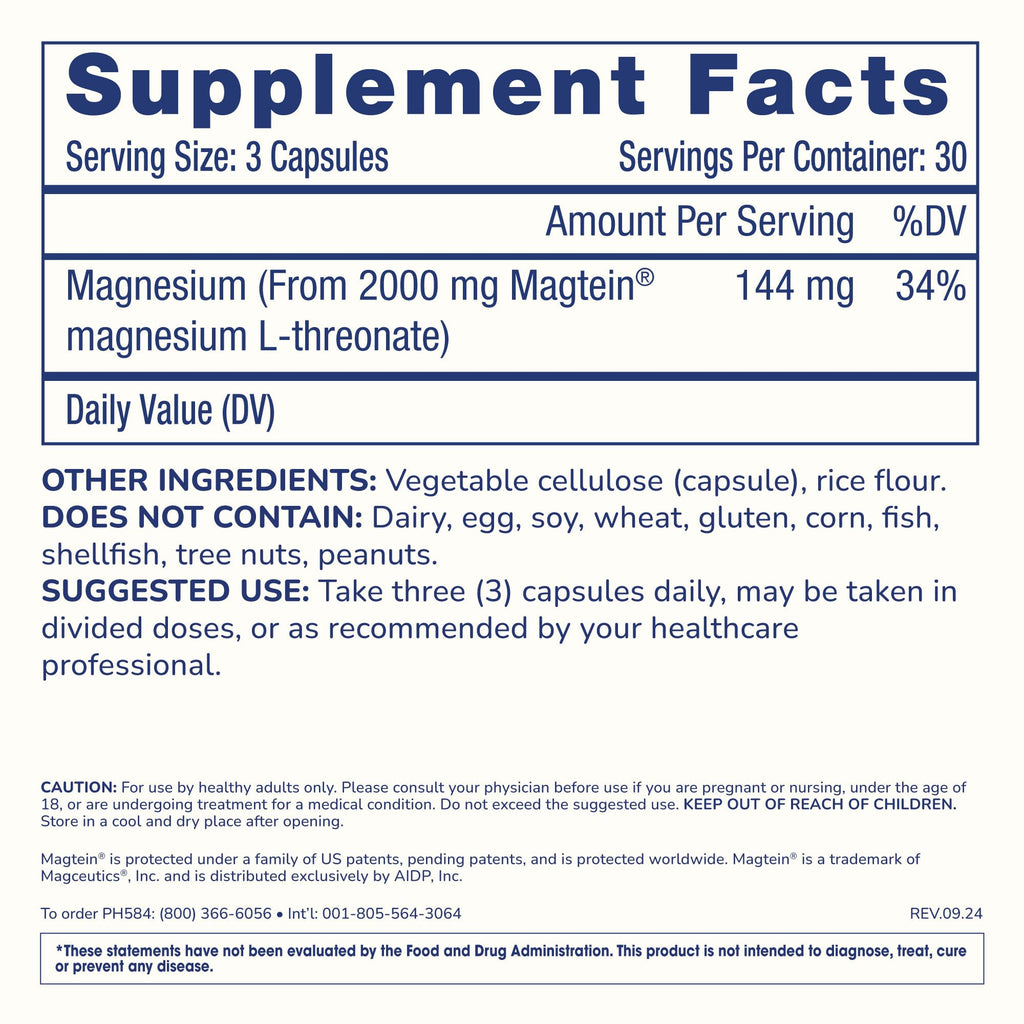 ProHealth Magnesium L-Threonate Supplement for Brain Health - 90 Capsules - image 6