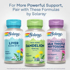 SOLARAY Dandelion Root Herbal Supplement - 100 Vegetarian Capsules - image 6