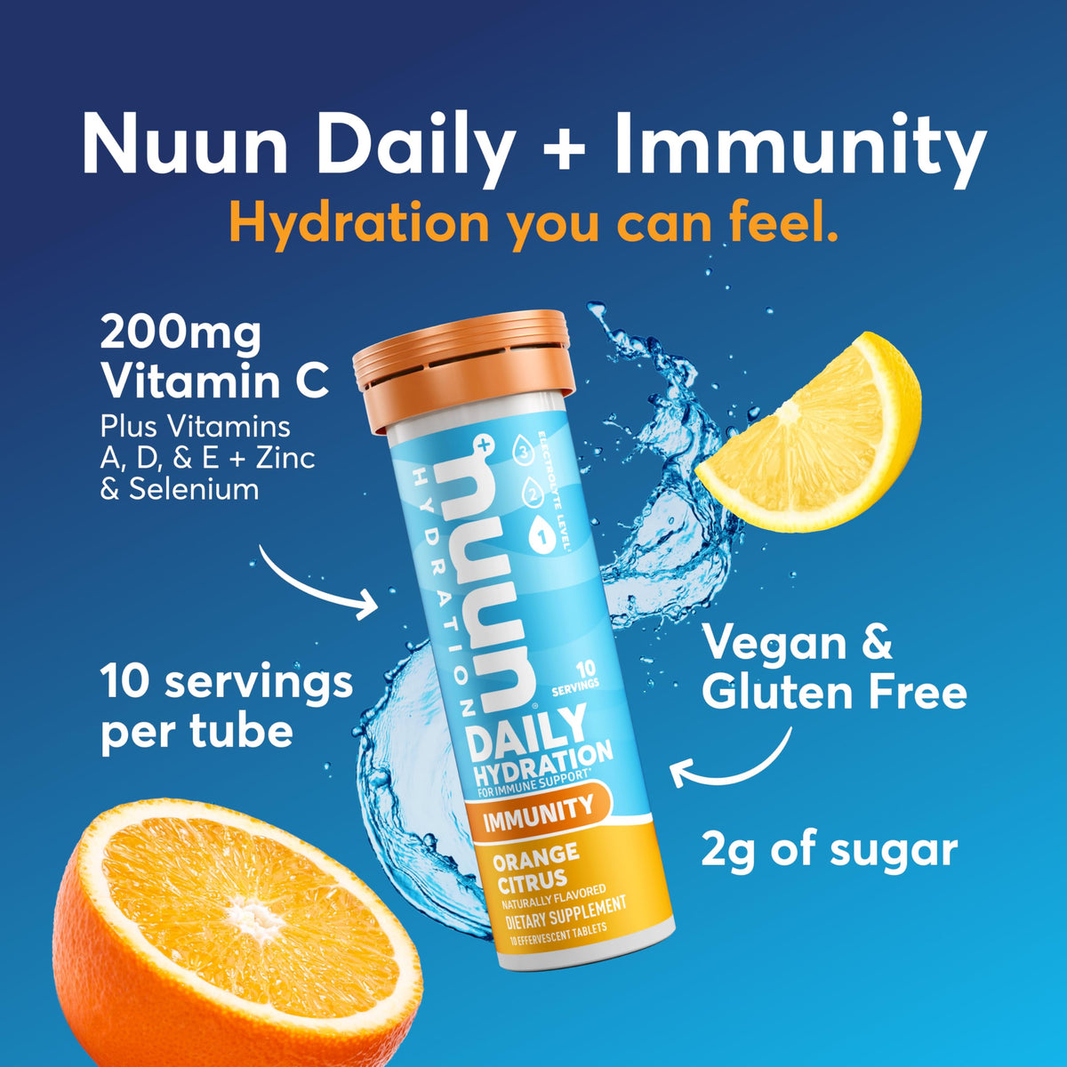 Nuun Immunity Electrolyte Tablets with Vitamin D