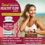 Toplux Organic Beet Root Powder Tablets 2040mg - 90 Tablets - image 3