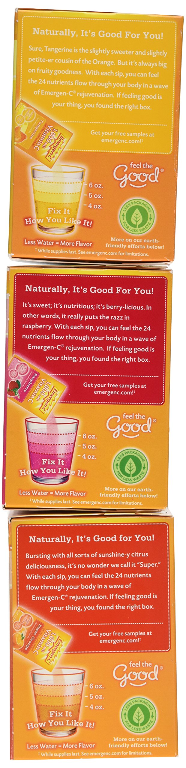 Emergen-C Vitamin C 1000mg Fizzy Drink Mix - 90 Packets - image 2