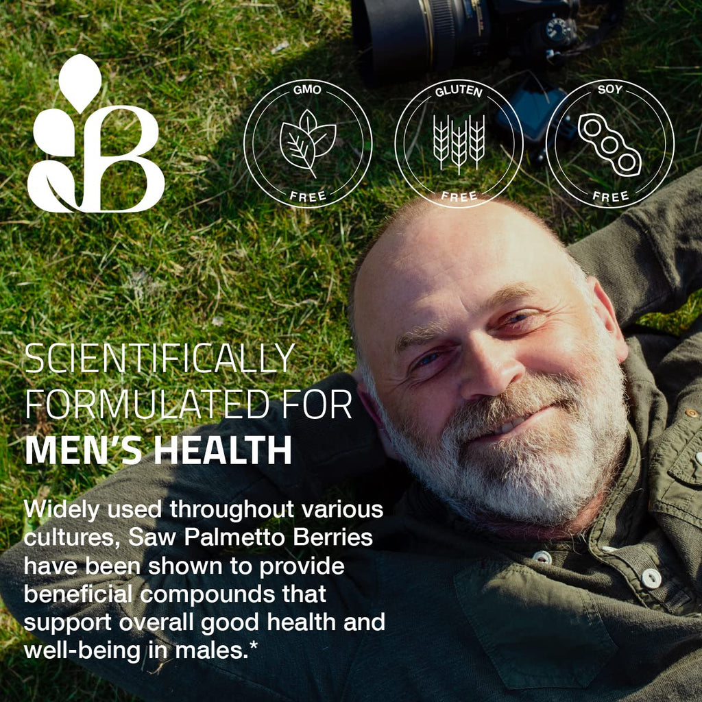 Bronson Saw Palmetto 1000 MG per Serving Extra Strength Supports