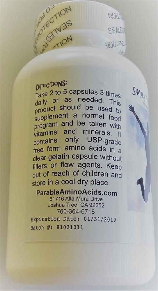 Parable Amino Acids Free Form - 100 Capsules - image 2