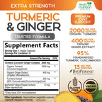 Health Nutrition Naturals Turmeric Curcumin Supplement - 95%