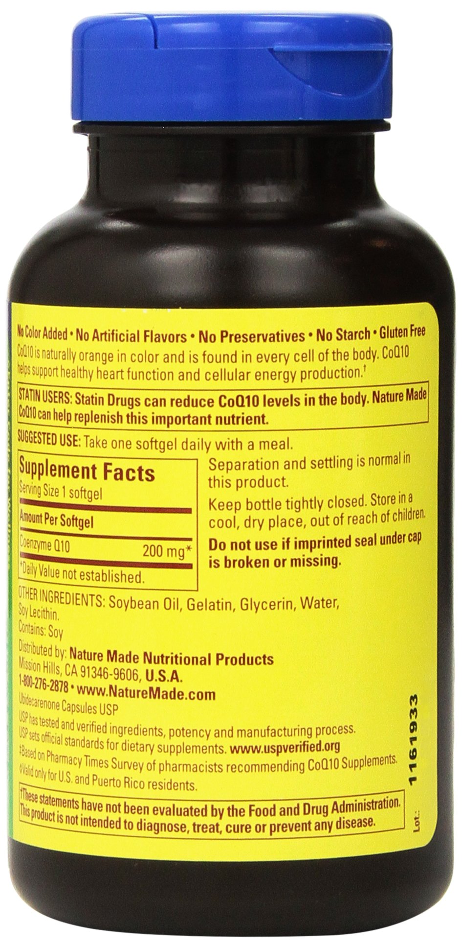 Nature Made CoQ10 200 mg Heart & Energy Support - 280 Softgels - image 2