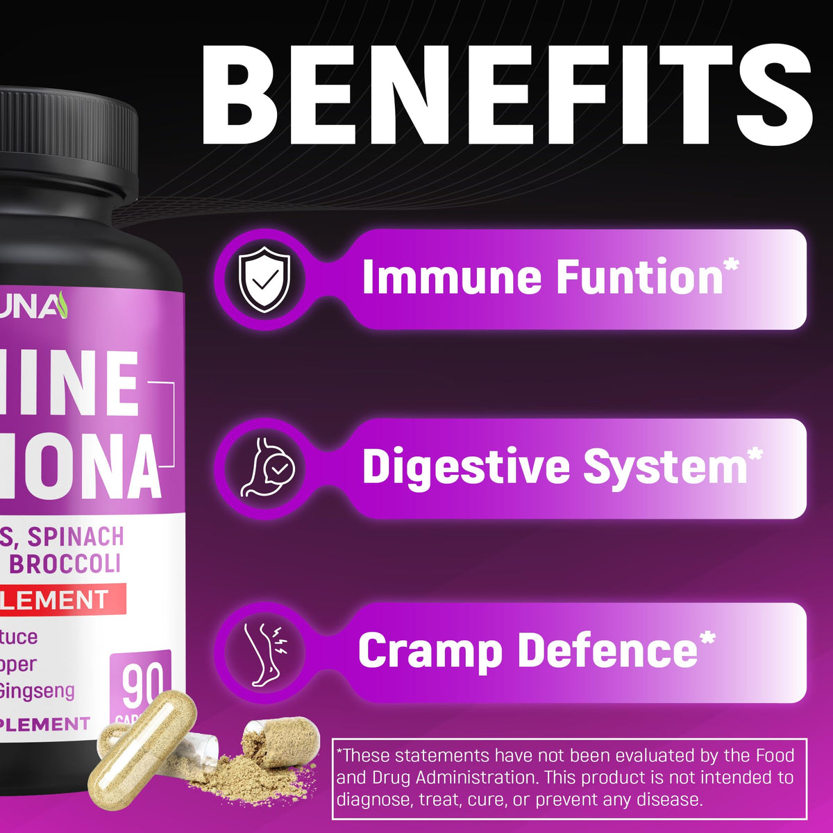 CIVIMUNA Quinine Cinchona Bark Capsules - 90 Count - image 5