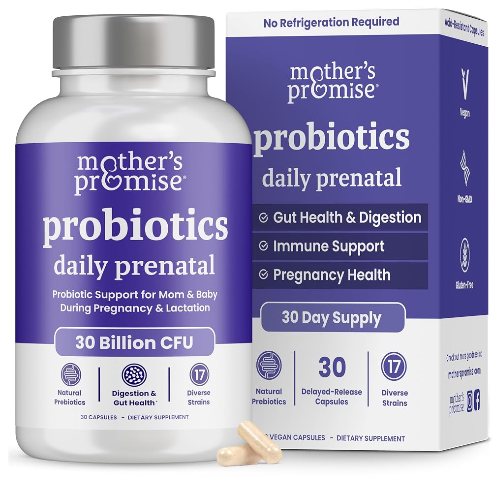 Mother's Promise Prenatal Probiotic 30 Billion CFU - 30 Capsules