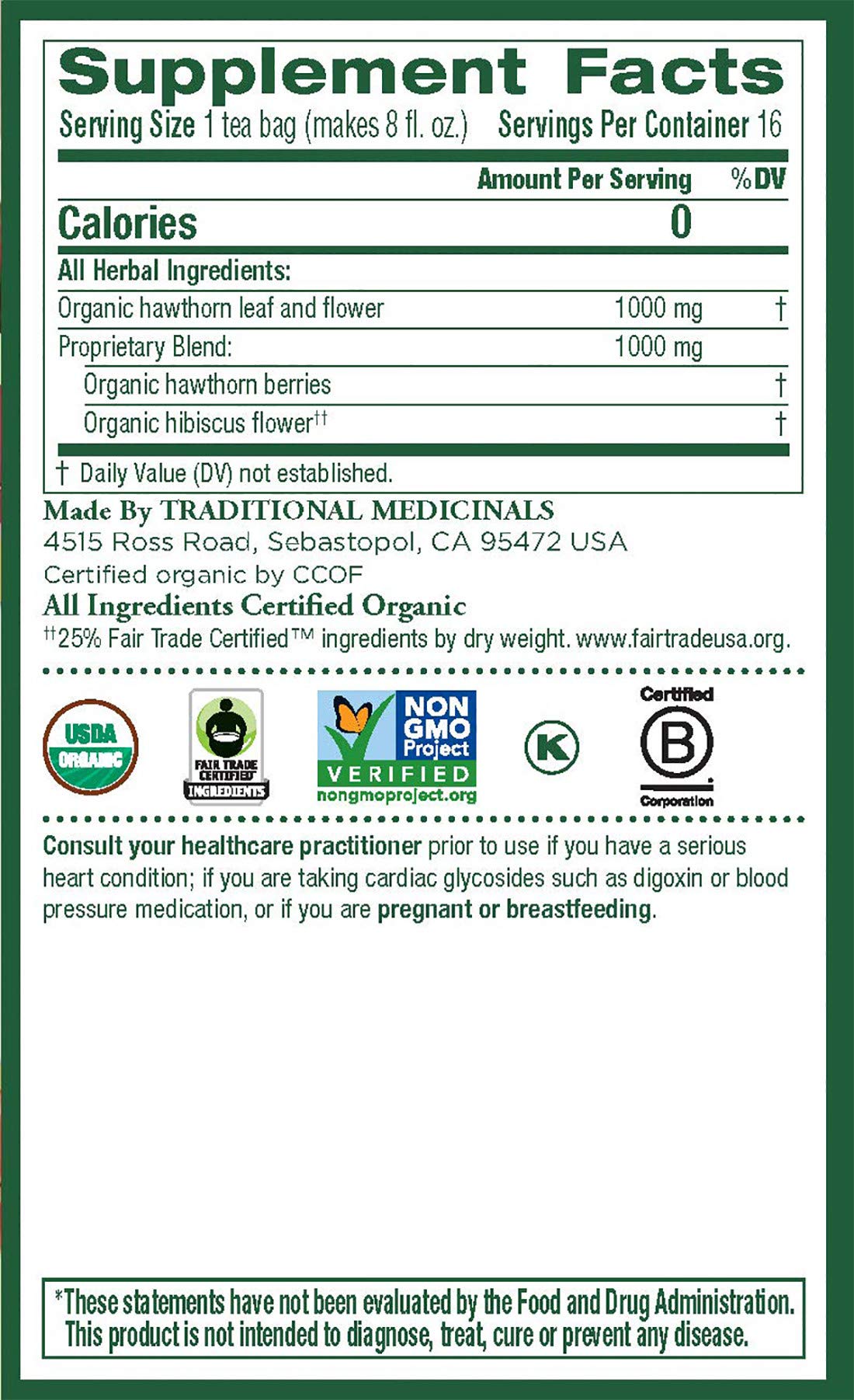 Traditional Medicinals Heart Tea with Hawthorn - 6 Pack - image 4