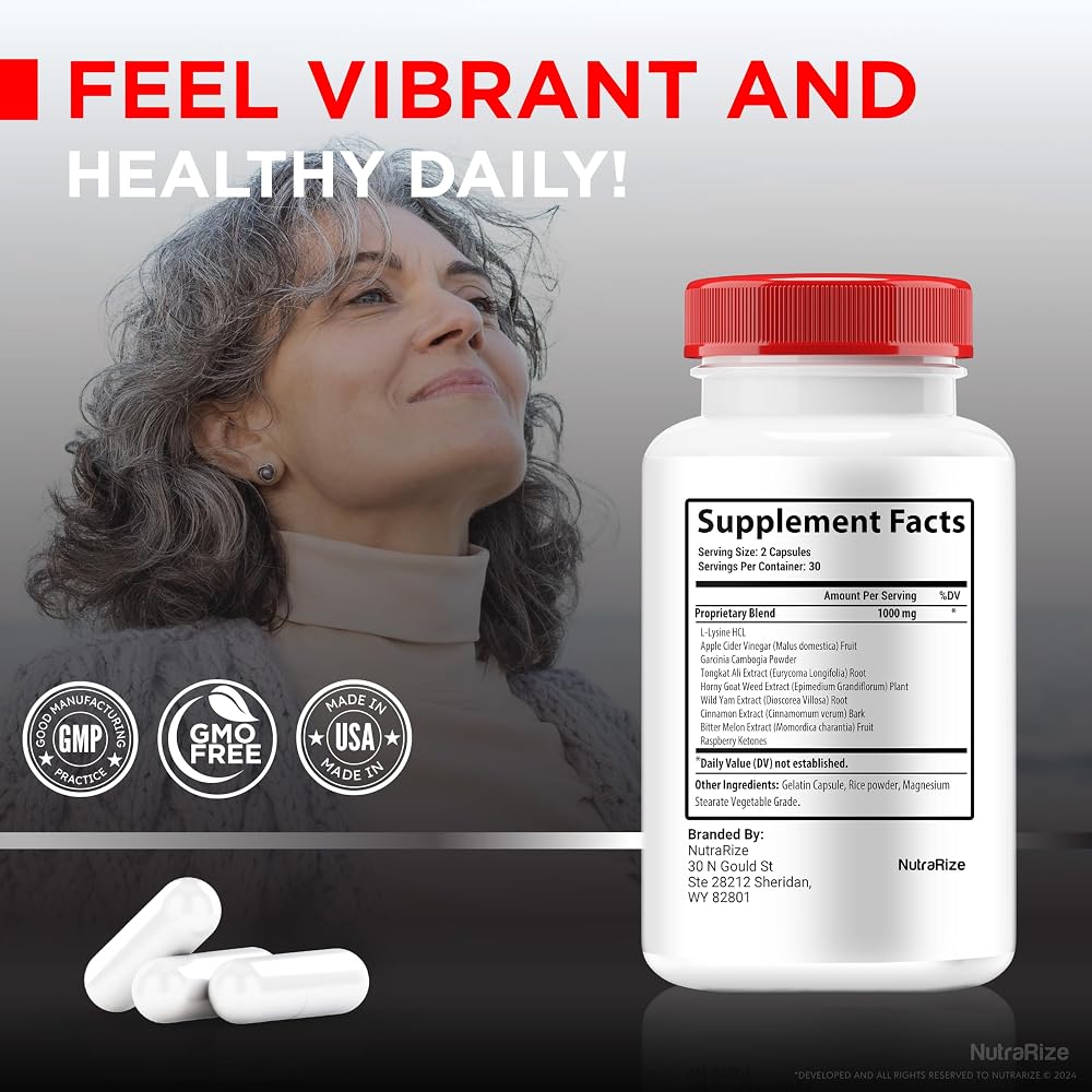 NutraRize Gluco Renu Capsules Natural Support - 180 Capsules - image 8