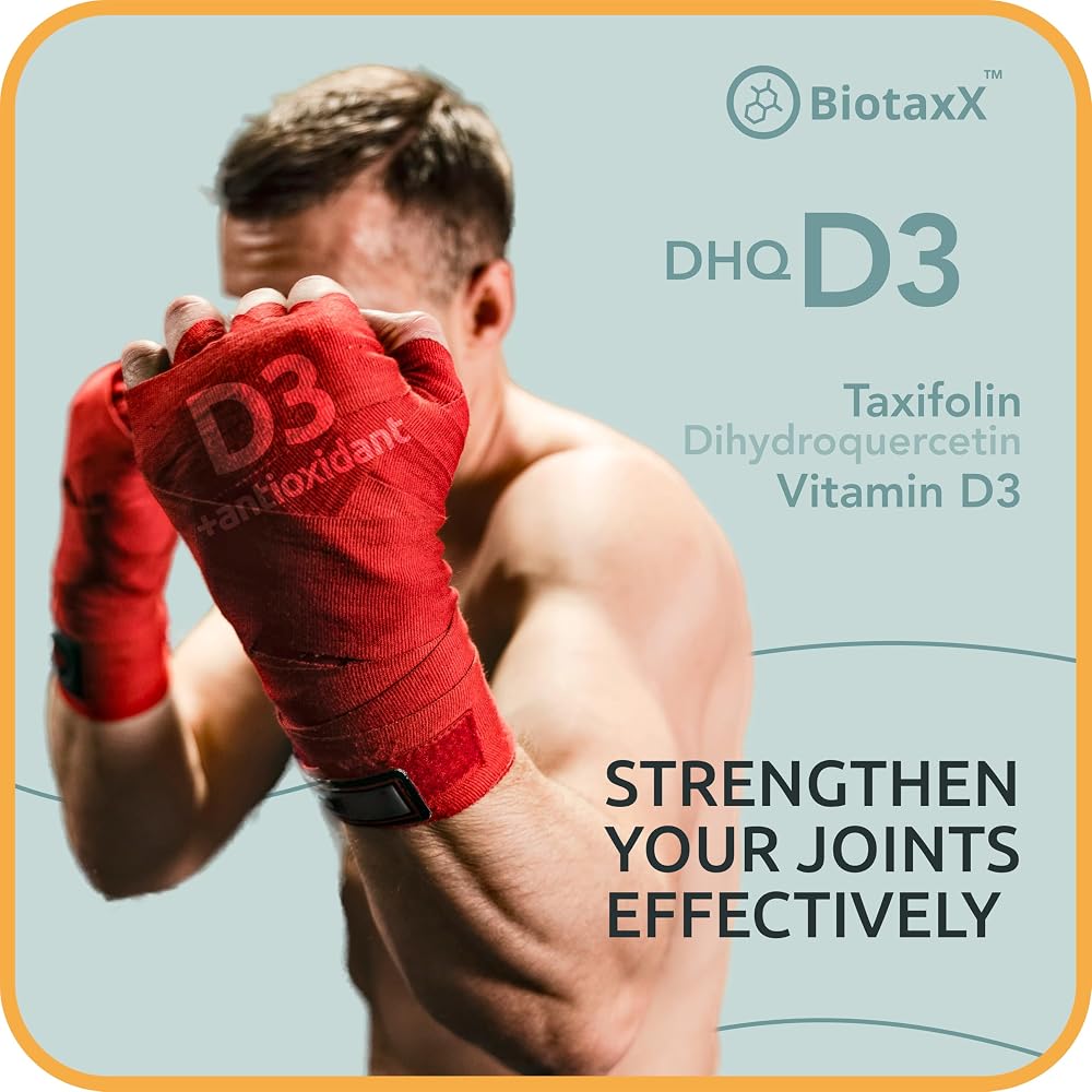 BiotaxX Taxifolin Vitamin D3 Antioxidant & Bone Health - 60 Vegan Capsules - image 2