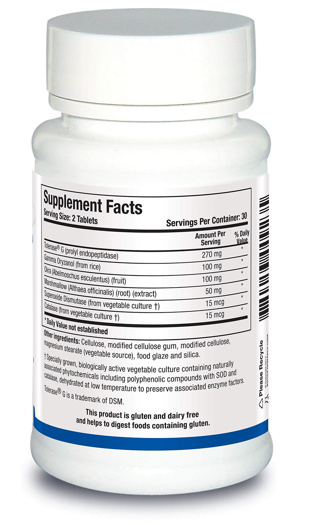 BIOTICS RESEARCH Gluterase Dietary Enzymes for Gluten Digestion - 60 Tablets - image 3