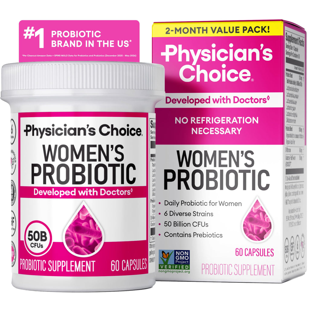 Physician's Choice Probiotics for Women 50 Billion CFU - 60 Capsules