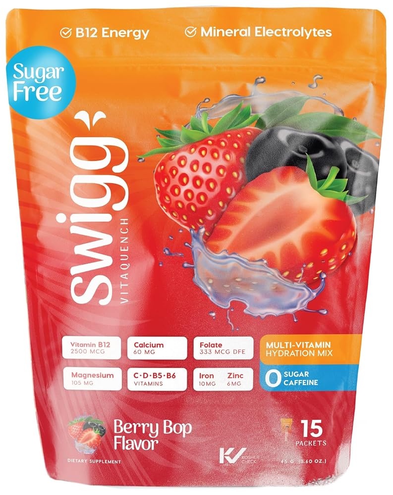 Swigg Electrolytes Powder Packets Sugar-Free - 300 oz