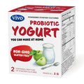 VIVO Probiotic Yogurt Starter Natural - 5 Boxes (10 Bottles)