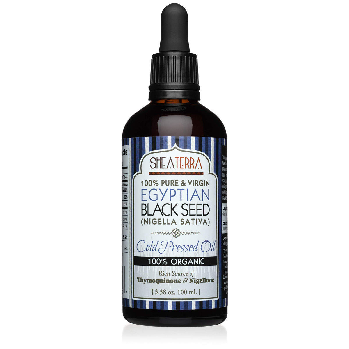 Shea Terra Organics Egyptian Black Seed Oil Certified Organic - 3.38 oz