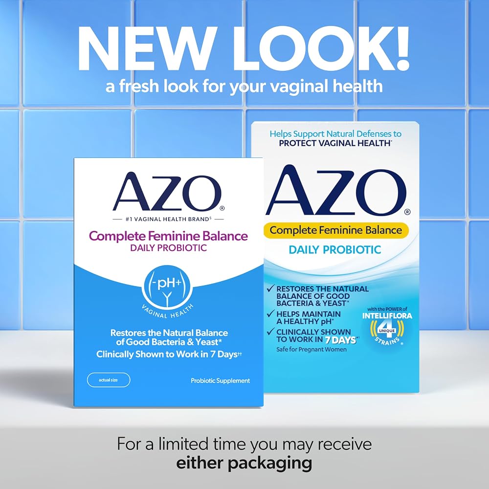 AZO Complete Feminine Balance Vaginal Probiotics - 30 Capsules - image 2