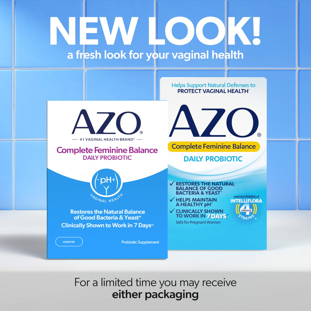 AZO Complete Feminine Balance Vaginal Probiotics - 30 Capsules - image 2
