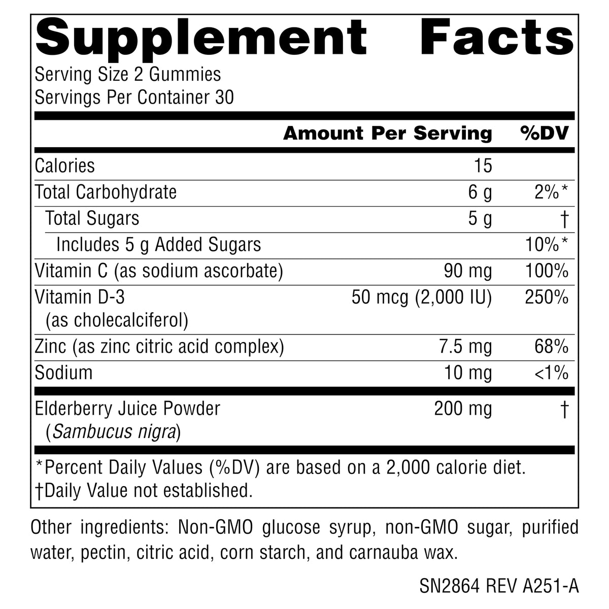 Source Naturals Wellness Elderberry Gummies 200 mg - 60 Gummies - image 5