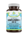Livamed Non-GMO Sunflower E 400 IU - 90 Softgels