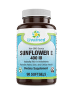 Livamed Non-GMO Sunflower E 400 IU - 90 Softgels