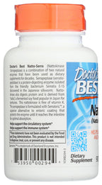 Doctor's Best Natto-Serra Enzyme - 90 Vegetarian Capsules - image 4