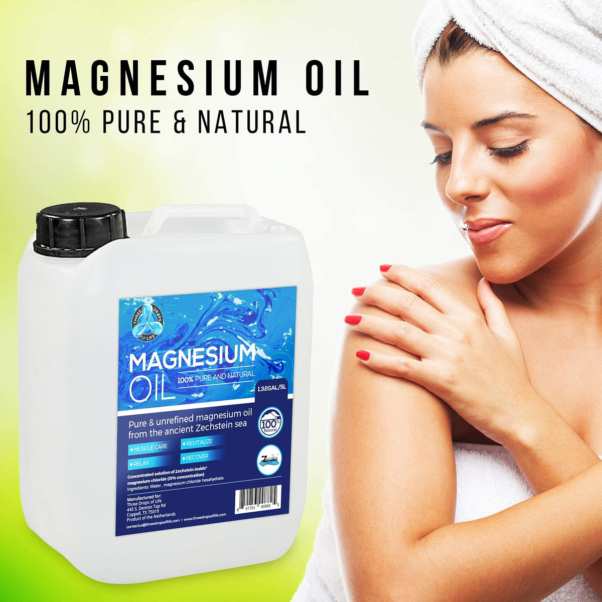 Three Drops of Life Magnesium Oil Topical - 169 Fl Oz - image 5