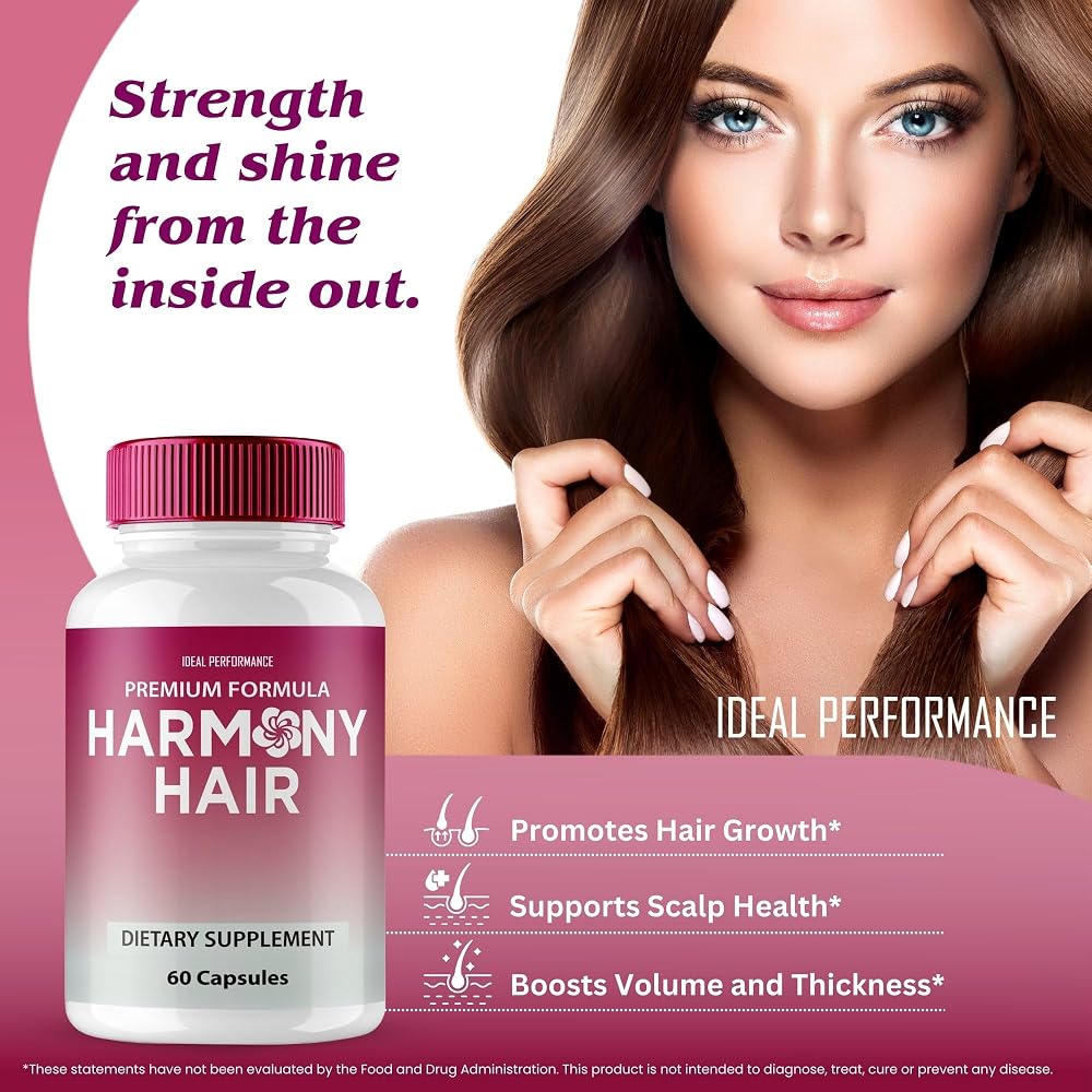 IDEAL PERFORMANCE Harmony Hair Growth Capsules Extra Strength - 60 Capsules - image 4