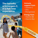 Emergen-C Crystals Vitamin C Immune Support Orange - 28 Stick Packs - image 4