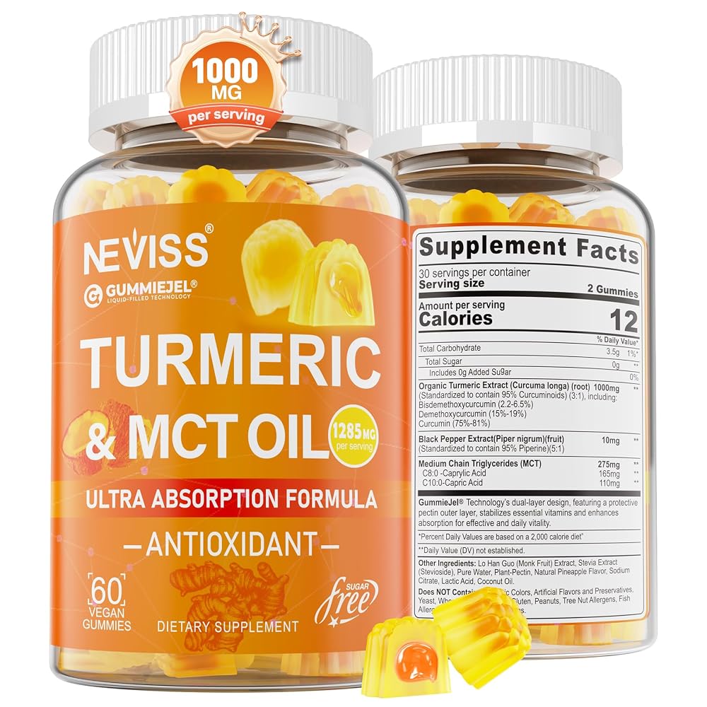 NEVISS Turmeric Curcumin Supplement