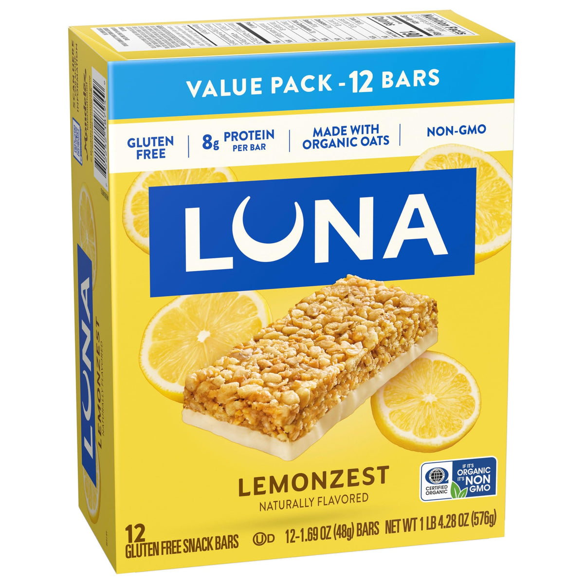 Luna Bar LemonZest Gluten Free Protein Bars - 12 Count - image 10