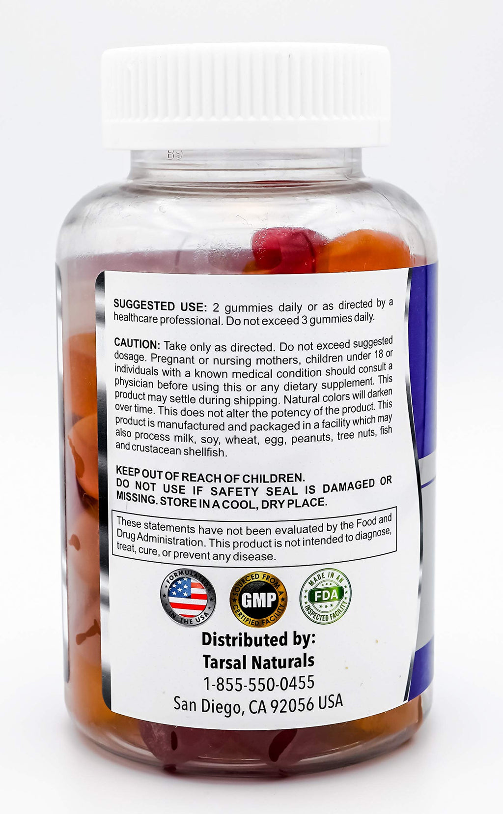 Tarsal Naturals Vitamin D3 2000 IU - 90 Gummies - image 3