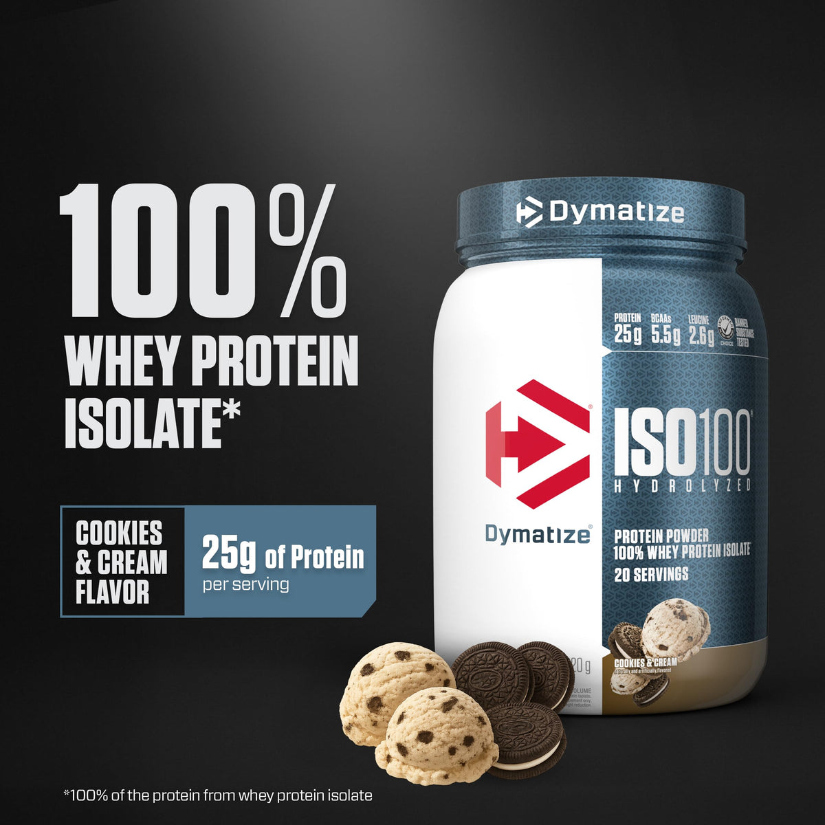 Dymatize ISO100 Hydrolyzed Protein Powder