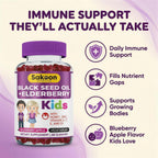 Sakoon Nutrition Elderberry Gummies for Kids with Black Seed Oil - 60 Gummies - image 3