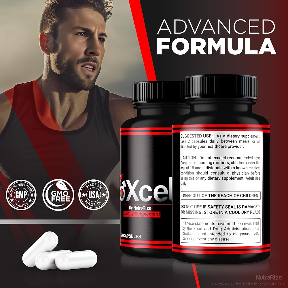NutraRize EroXcel Male Capsules All-Natural Blend - 60 Capsules - image 7