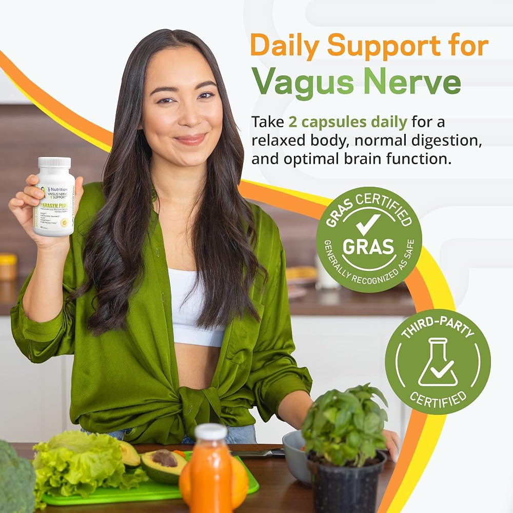 TJ Nutrition Parasym Plus Vagus Nerve Support - 60 Capsules - image 3
