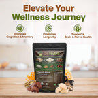 Go Nutra Organic 7 Mushroom Supplement Powder - 8 oz - image 2