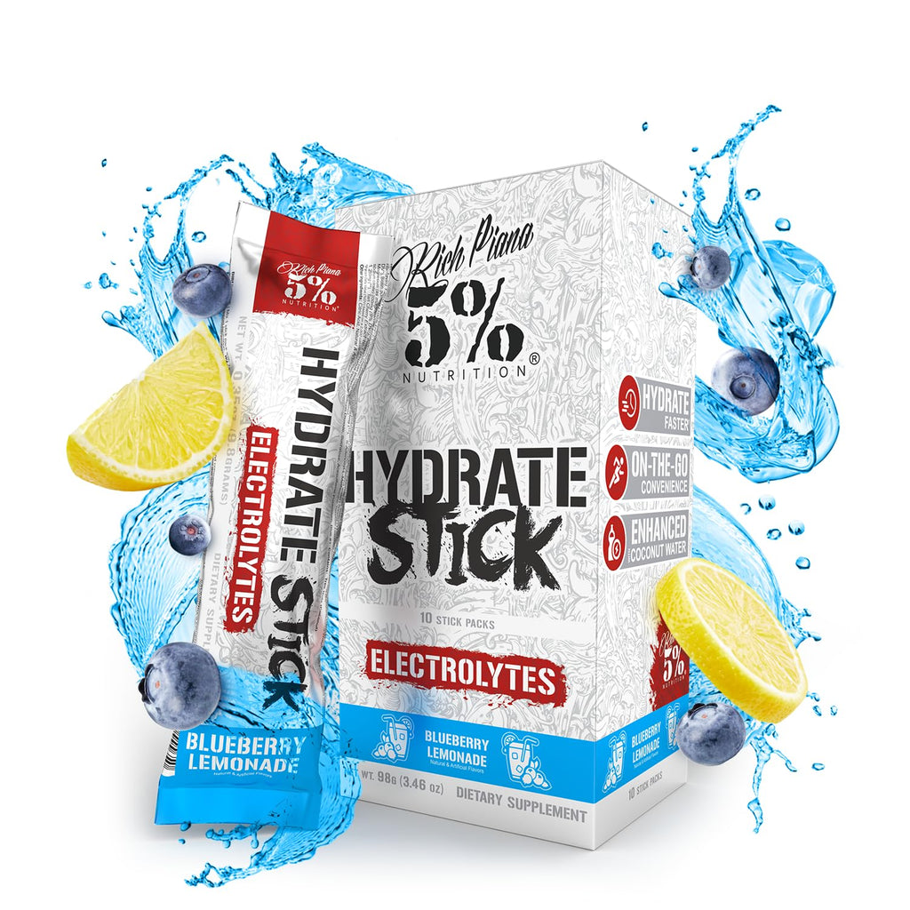 5% Nutrition Hydrate Stick Electrolytes Powder Packets