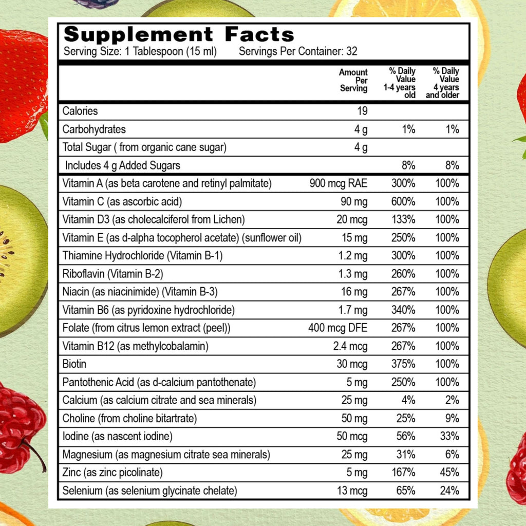 Go Healthy Natural Kids Liquid Multivitamin Immune Support - 16 oz - image 5