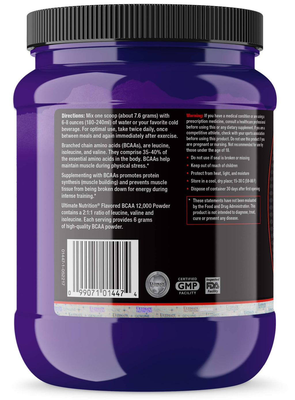 Ultimate Nutrition BCAA Powder 12000