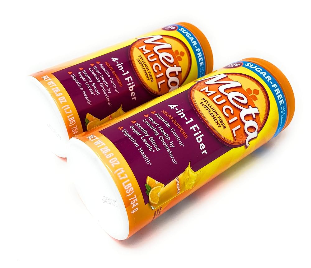 Metamucil Sugar Free Fiber Supplement Orange Smooth - 260 Servings - image 7