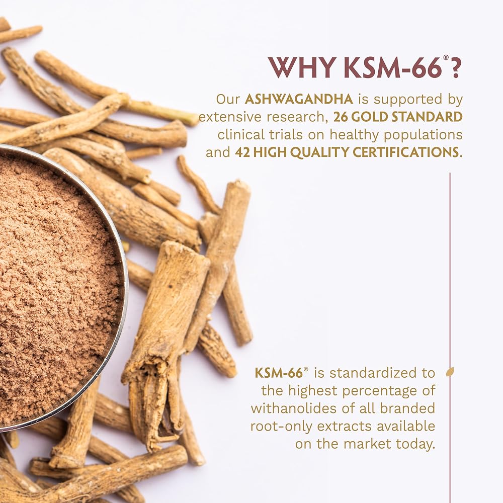 TRIBE ORGANICS Vegan Ashwagandha KSM-66 Supplement - 60 Capsules - image 7