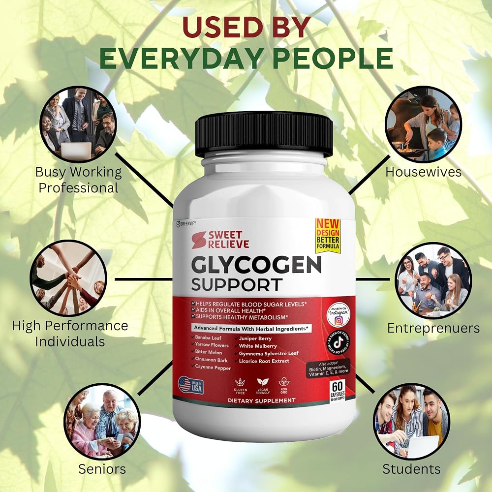 GREENVIFY Sweet Relieve Glycogen Support Joints Blood Vessel Cleaner