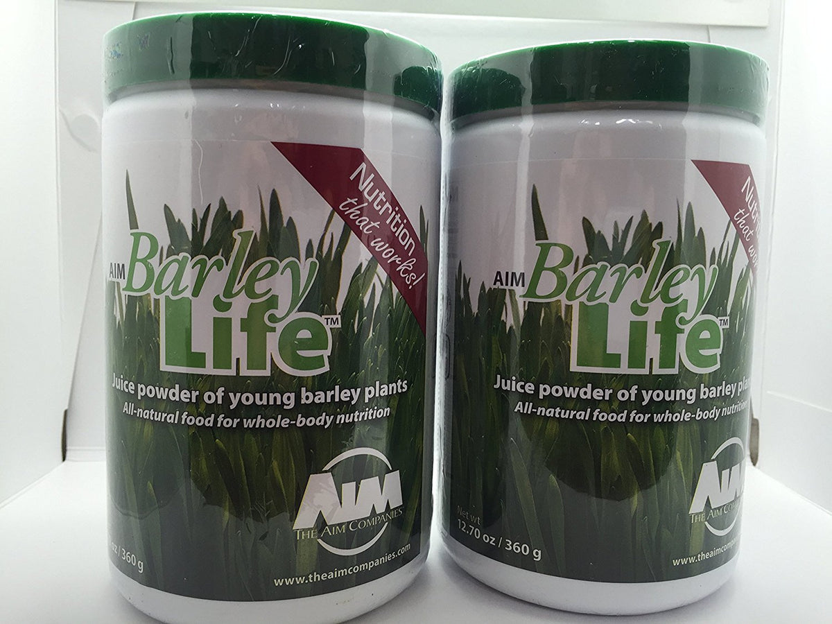 AIM BarleyLife Barley Grass Powder - 2 Pack (12.7 oz each)