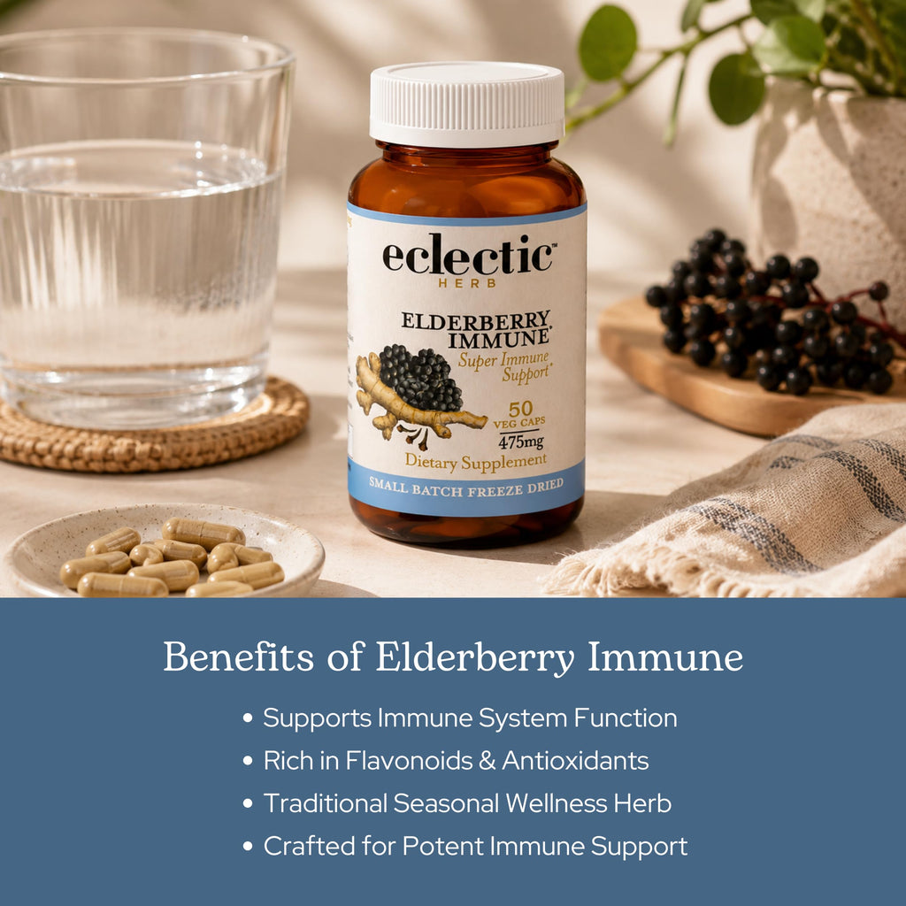 Eclectic Institute Elderberry Immune Capsules - 90 Count - image 4