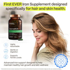 Advanced Trichology DermaIRON Iron Supplement - 60 Capsules - image 2