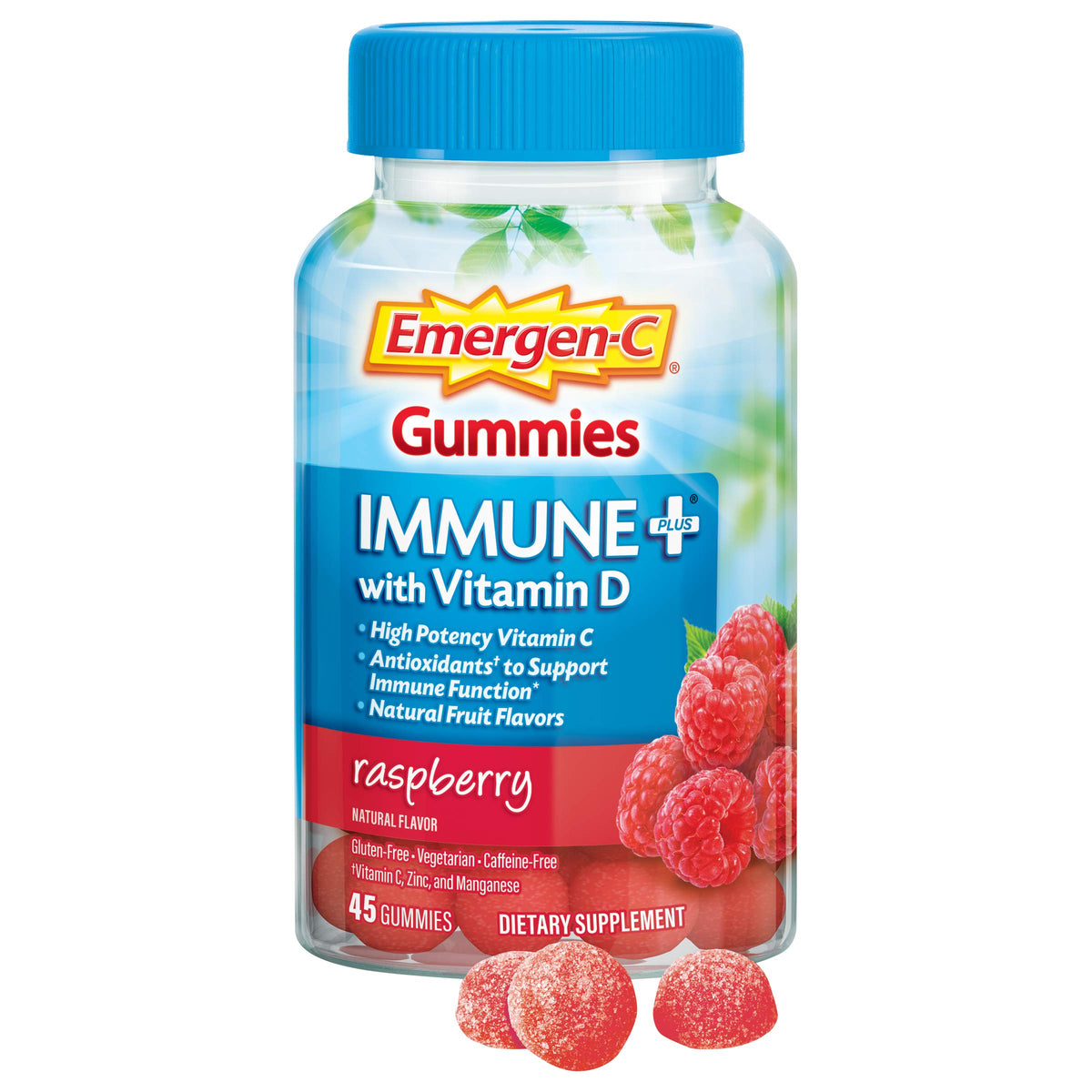 Emergen-C Immune+ Triple Action Immune Support Gummies - 45 Count - image 5