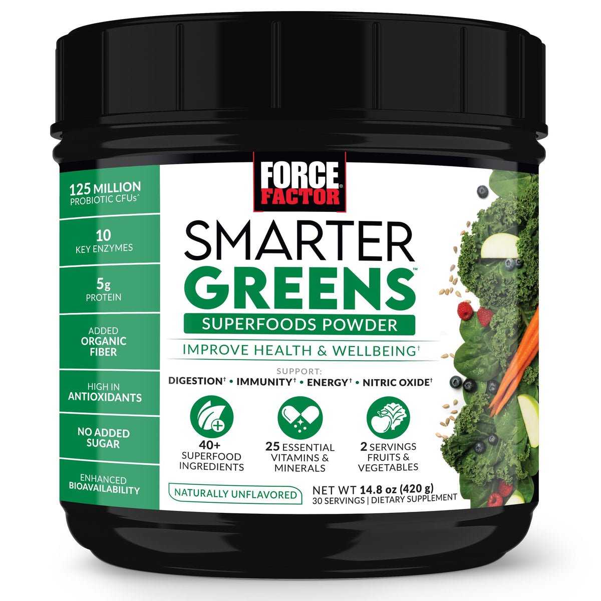 Force Factor Smarter Greens Superfoods Powder