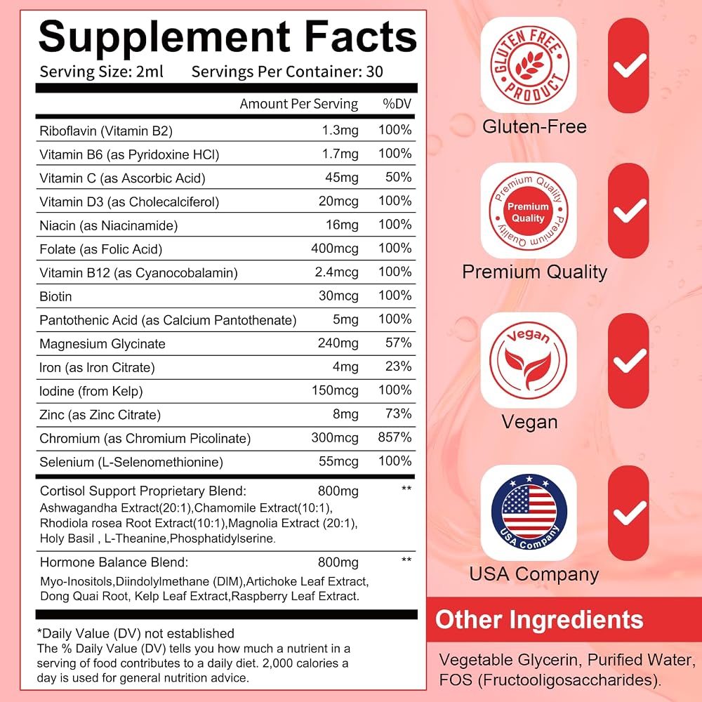 Migcopat Women Endocrine Superfood Supplement Liquid Drops