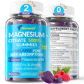 ELLAMENTZ Sugar Free Magnesium Citrate Gummies 500mg for Women Men