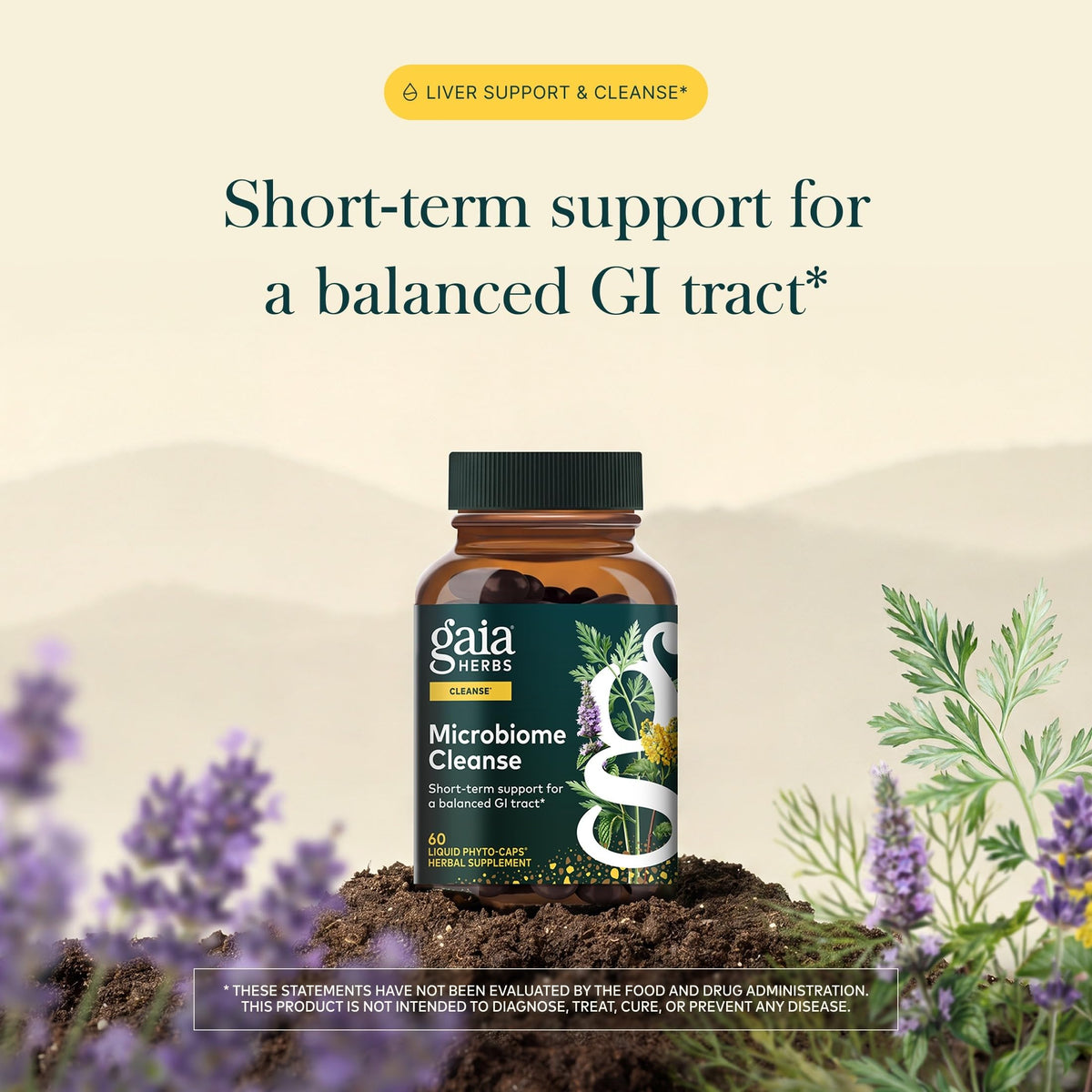 Gaia Herbs Microbiome Cleanse - 60 Vegan Capsules - image 3
